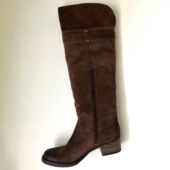 NWOT Brown Suede Boots by Arturo Chiang, 7.5 - Picture 2 of 9